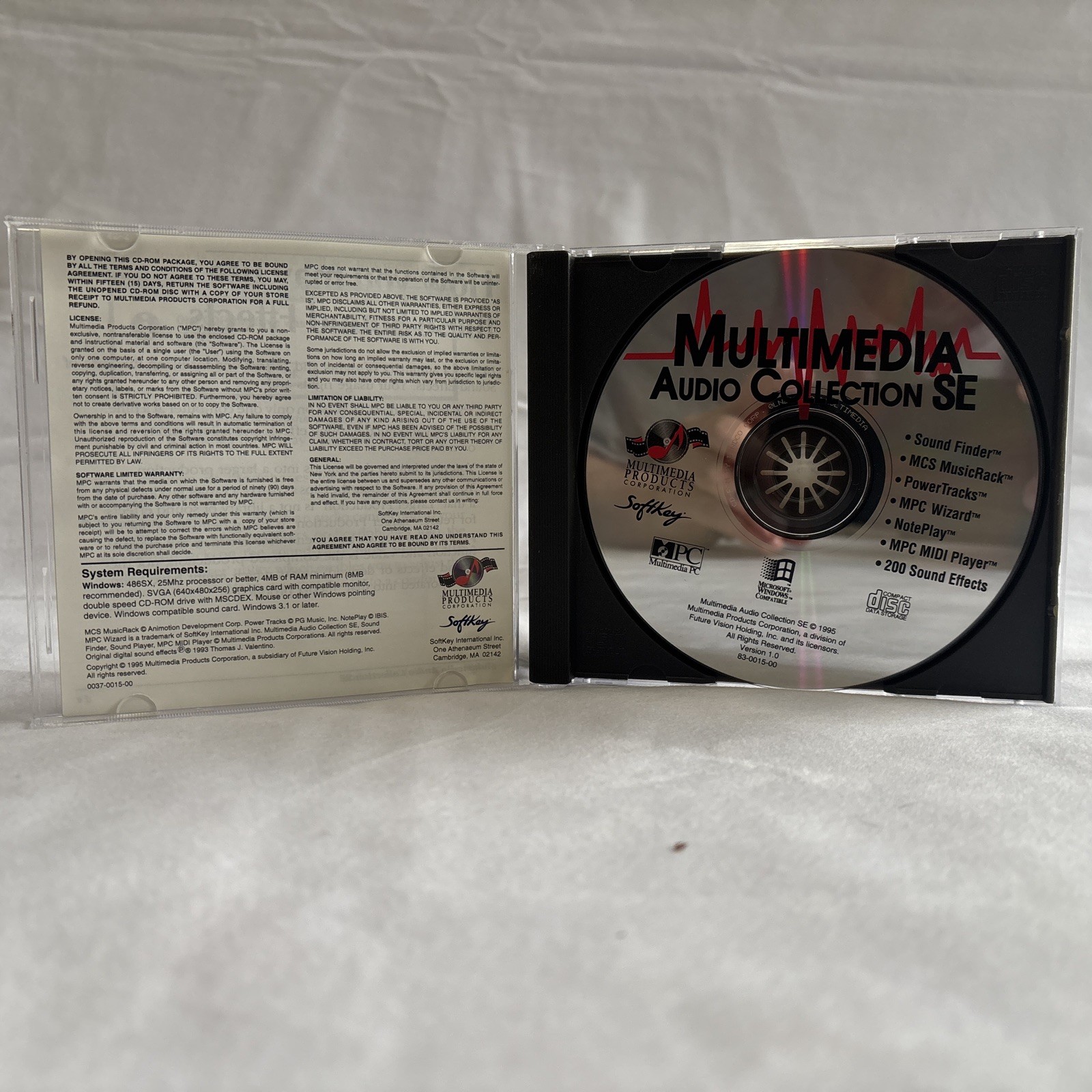 Vintage PC Software Multimedia Audio Collection for Windows 3.1