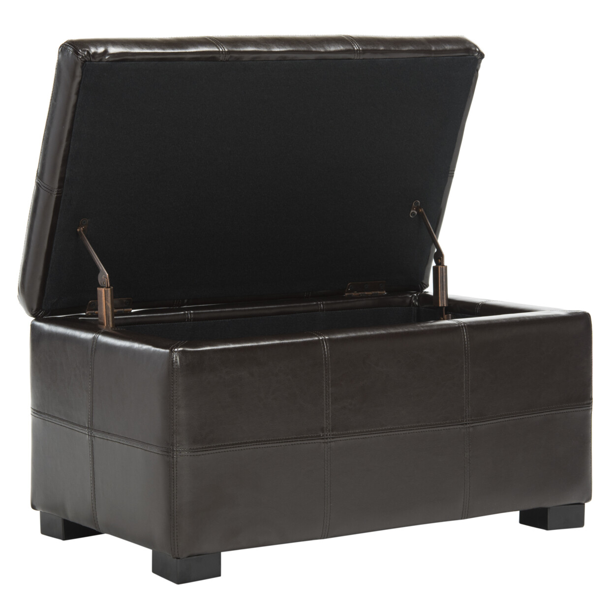 SAFAVIEH Madison Storage Bench Small | Brown |
