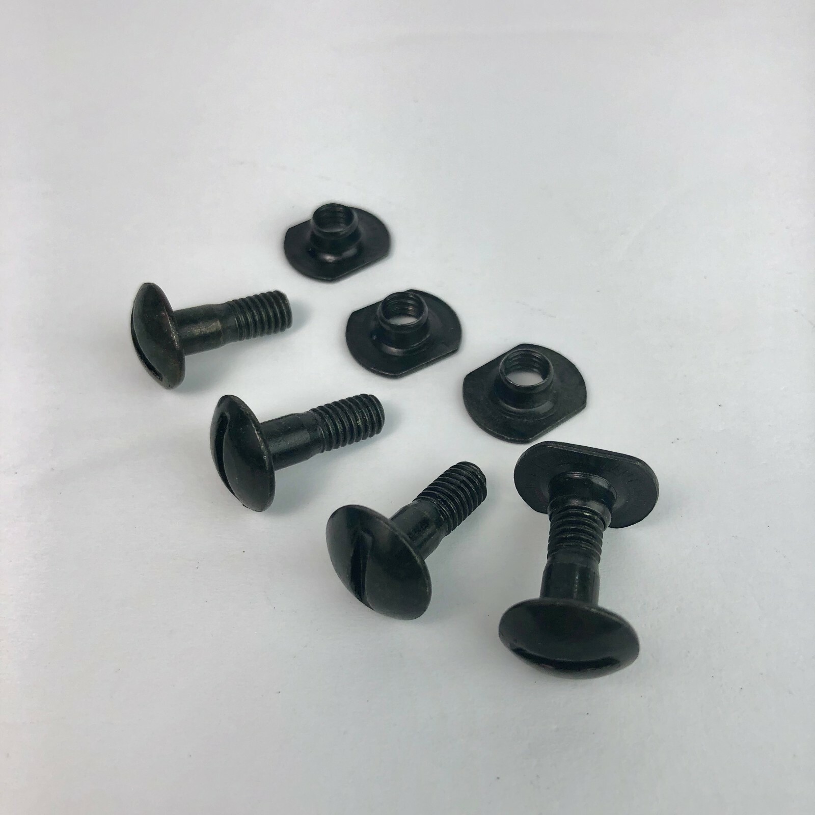 ECH Enhanced Combat HELMET CHINSTRAP HARDWARE SET SCREW & NUT for 4 Point Bolts
