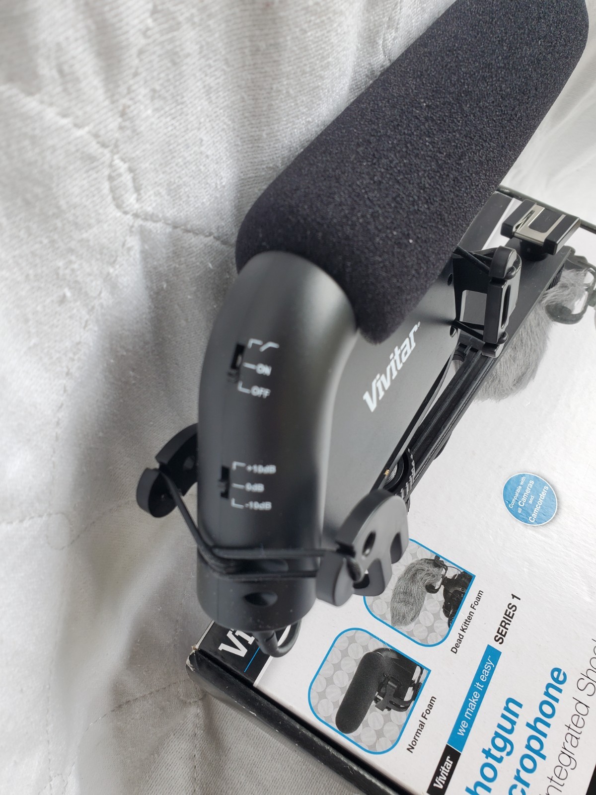 Vivitar Shotgun Microphone with Integrated Shock Mount Series 1 Untested