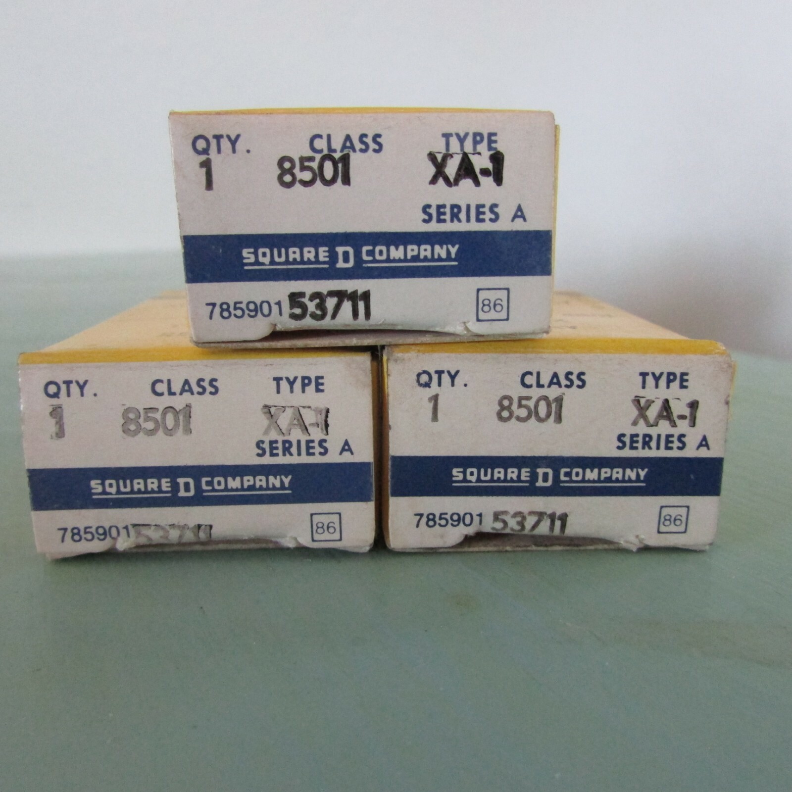 Square D 8501 XA-1 Manual Test Tool For Class 8501 Type X Relay Lot of 3!