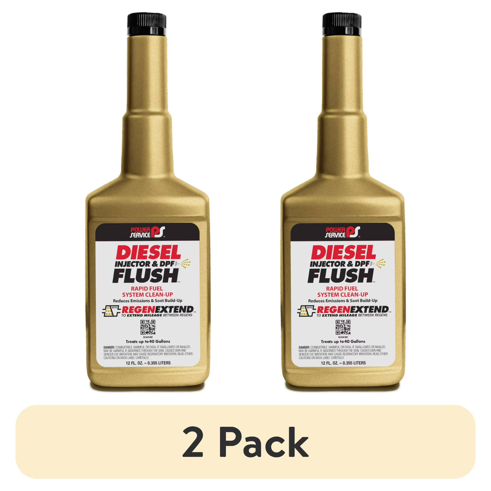(2 pack) Diesel Injector & DPF Flush 12-OZ