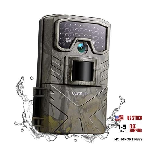Trail Camera,  20MP 1080P Hunting Camera with Low Glow IR LEDs Night Vision