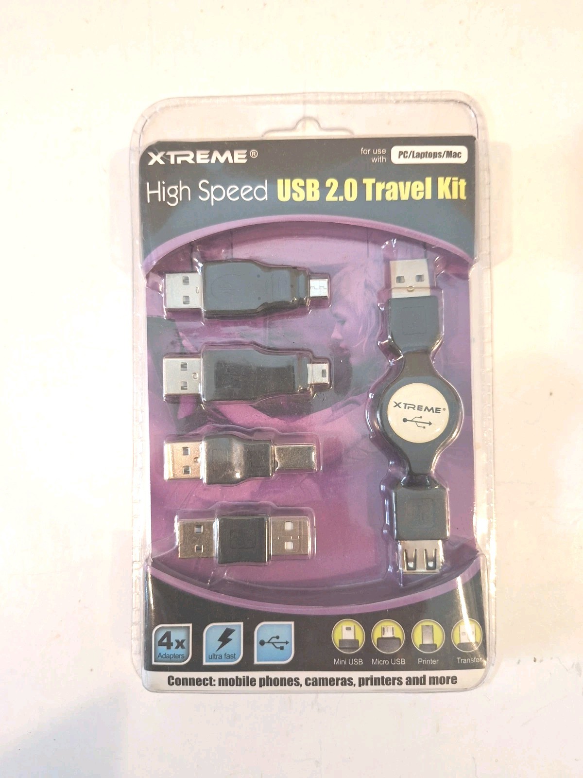 XTreme High Speed USB Travel Kit New in Package
