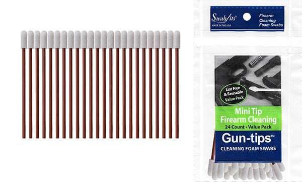 (Single Bag) 3" Mini Tip Cleaning Swabs by Swab-its® Firearm Cleaning Swabs: