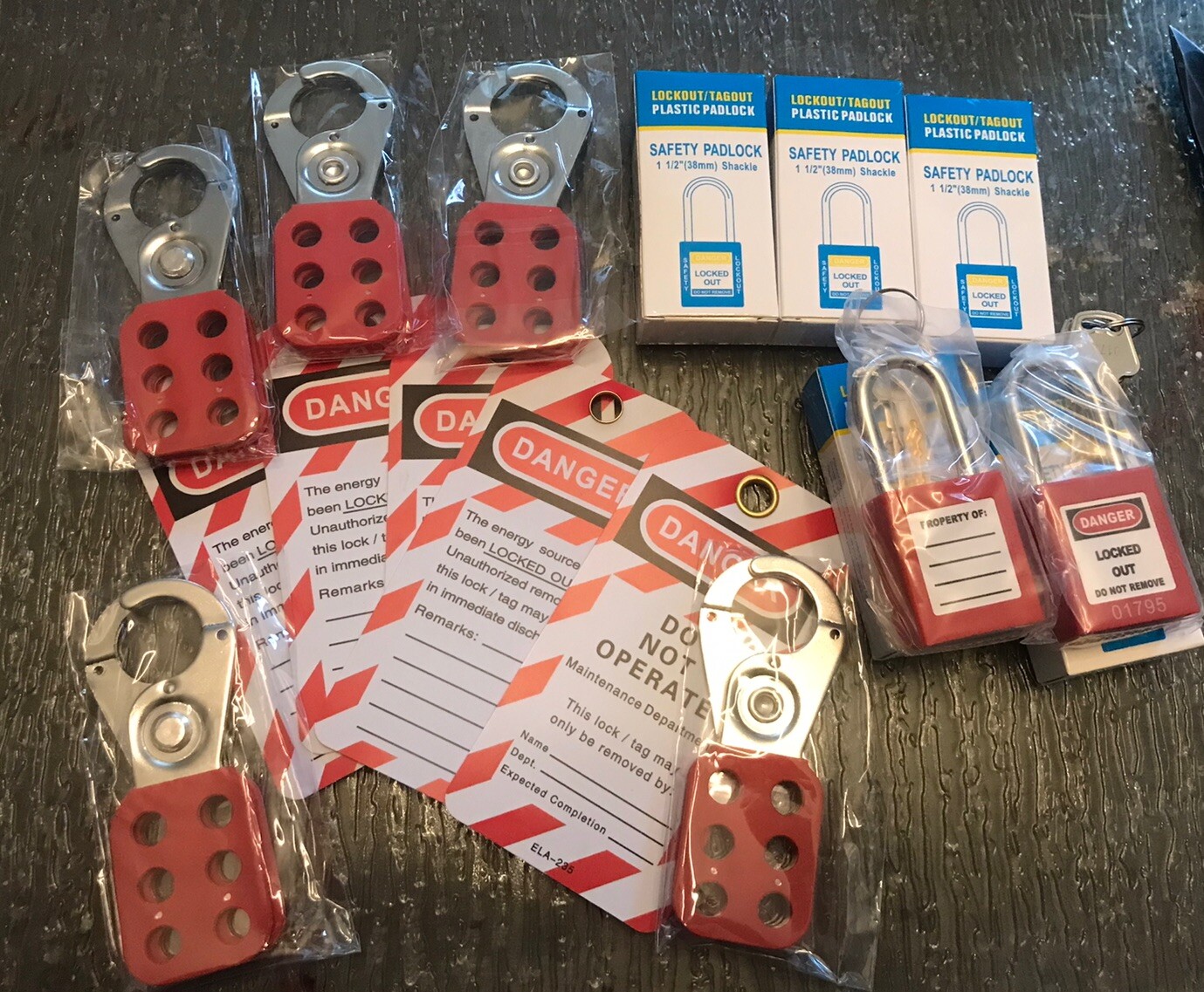 Lockout Tagout  Set Of 15