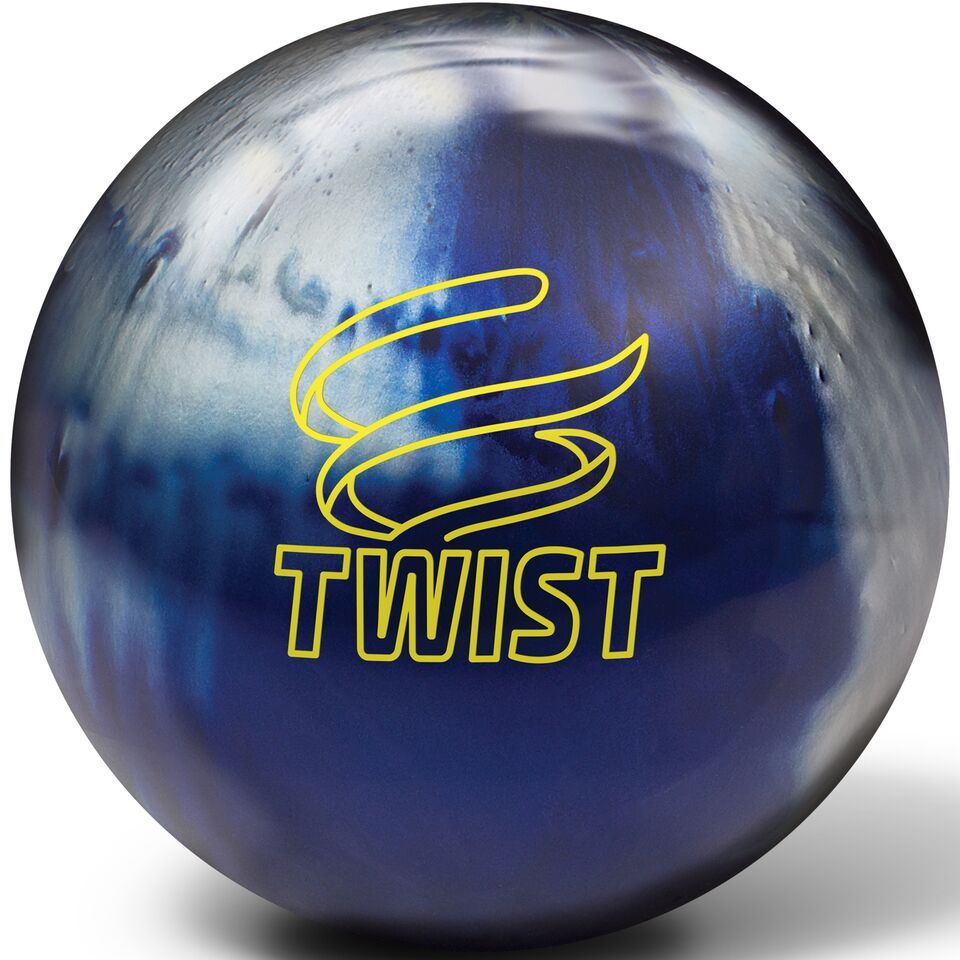 Brunswick Twist Black Blue Silver Bowling Ball NIB 1st Quality