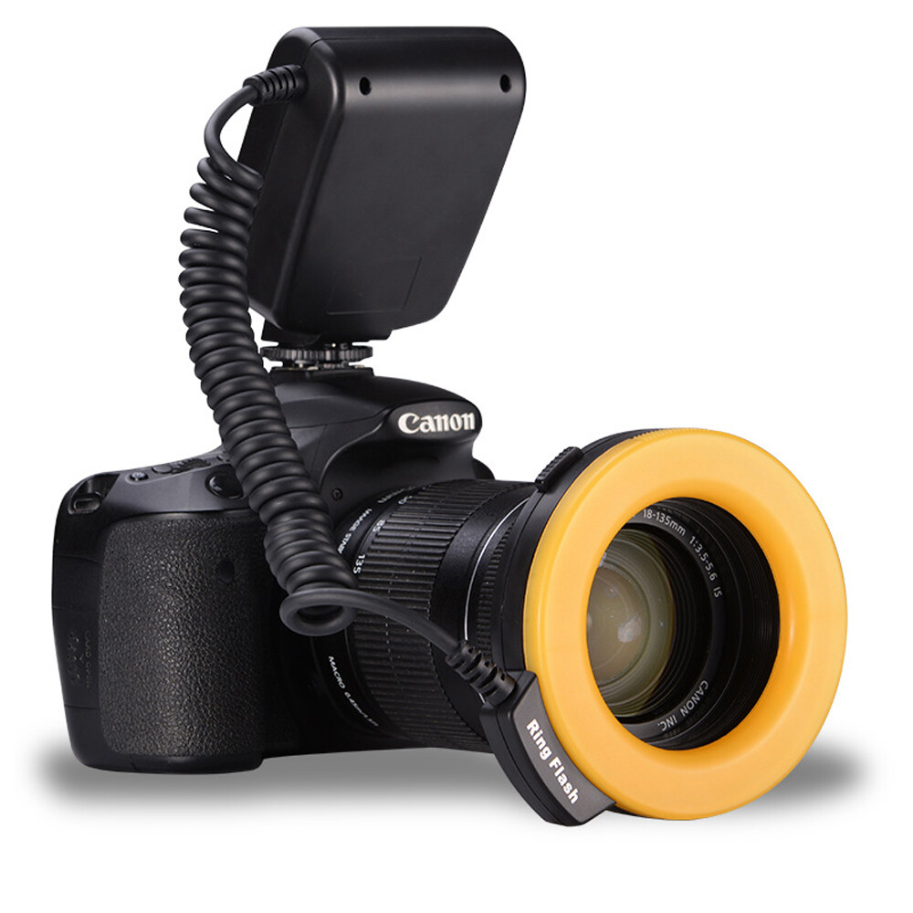 New Macro LED Ring Flash Light RF 550D For DSLR Cameras