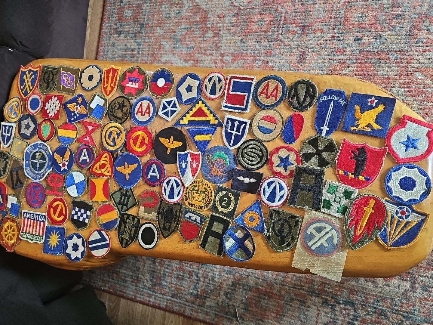 ww2 and vietnam patches