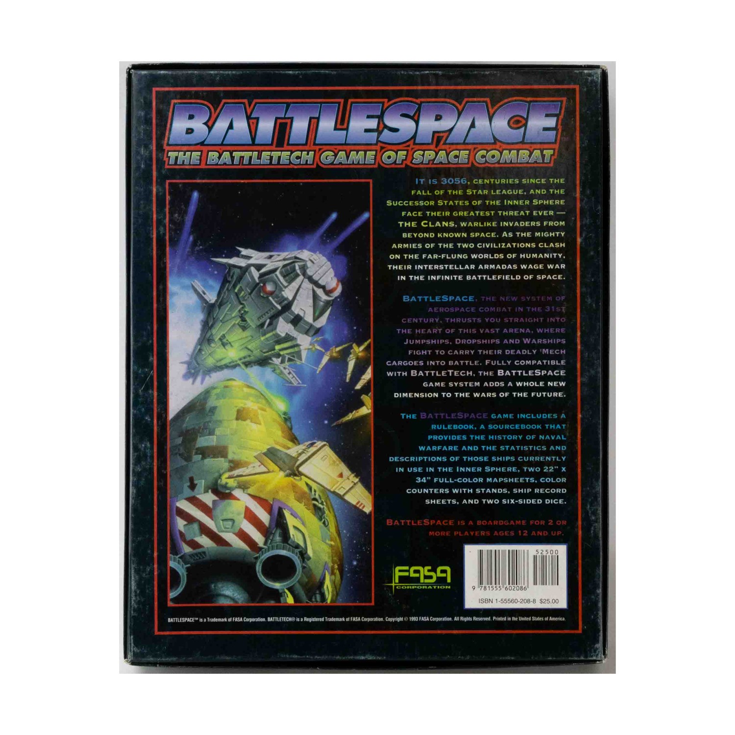 FASA Battletech Core Box Set Battlespace SW (VG+/New)