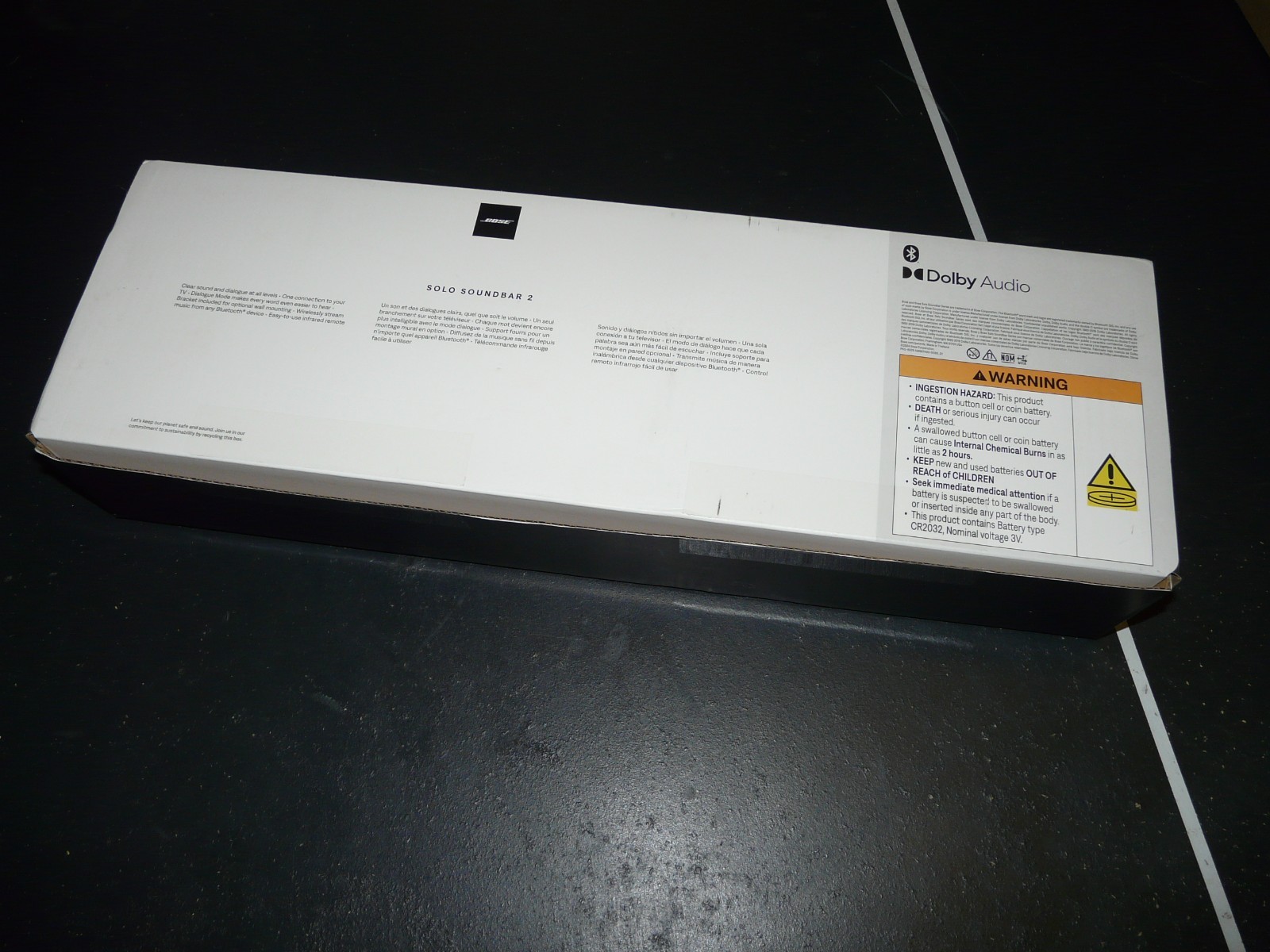 Bose Solo Soundbar 2 - EMPTY / REPLACEMENT BOX ONLY