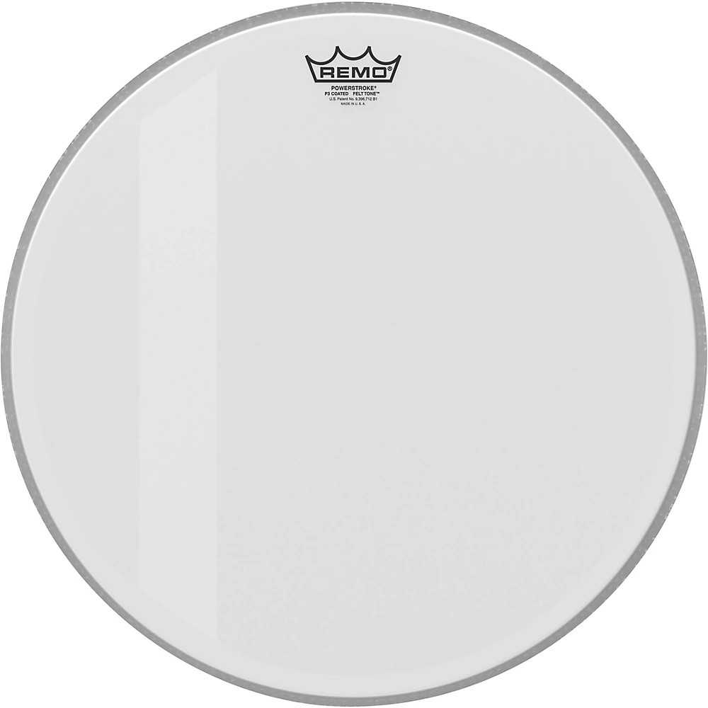 Remo Powerstroke P3 Felt Tone Coated Bass Drum Head 18 in.