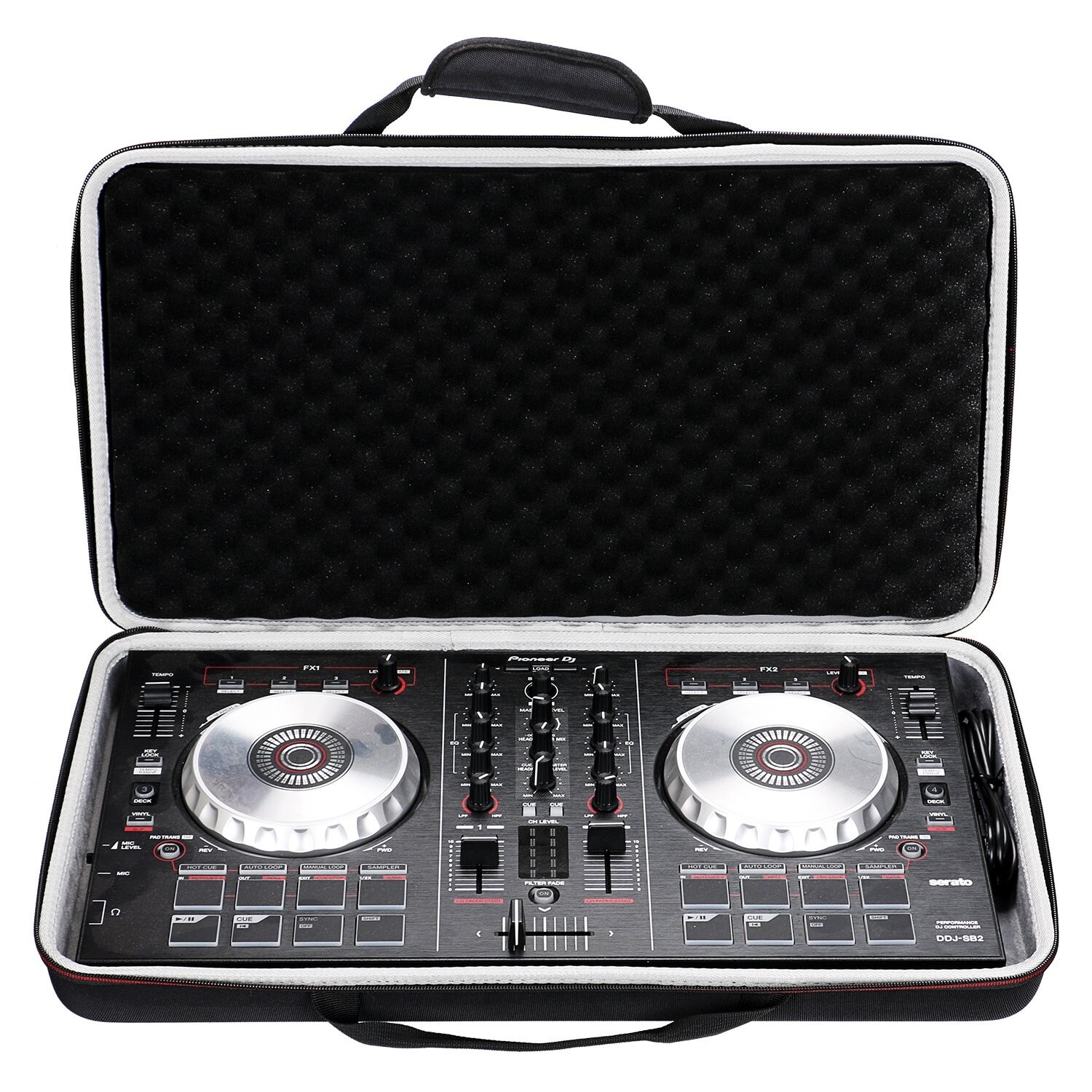 LTGEM Case for Pioneer DJ DDJ-400 / DDJ-SB3 (DDJ-SB3-N) / DDJ-SB2 or Portable...