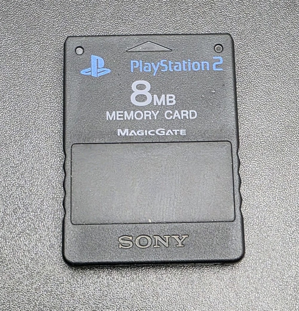 Sony PlayStation 2 8MB Memory Card - Black - SCPH-10020