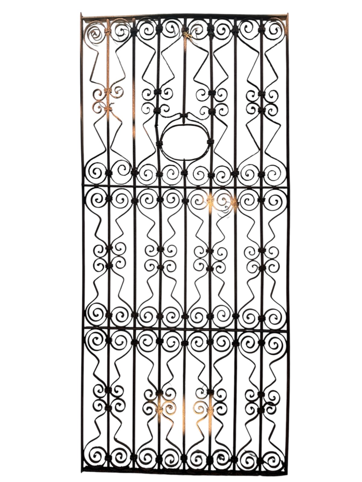 Antique Wrought Iron 79"+ Tall Gate GA20679