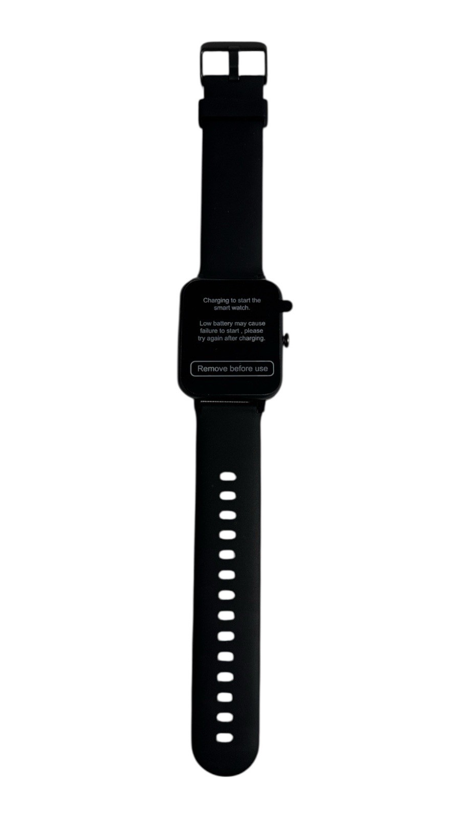 GRV Smart Watch Unisex Black iOS/Android Waterproof Heart Rate & Sleep Monitor