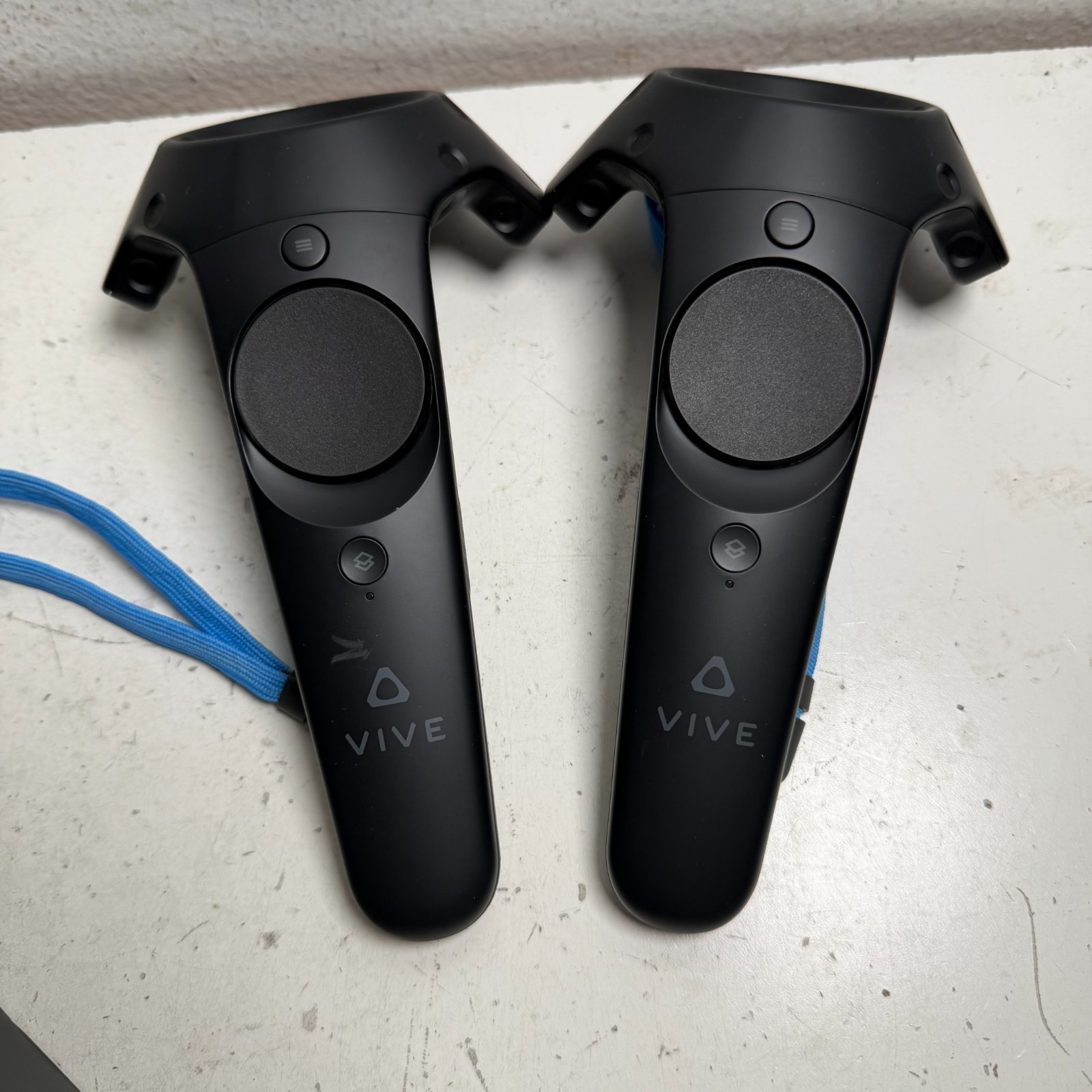 HTC Vive Black Virtual Reality System Headset w/Two Motion Sensing Controllers