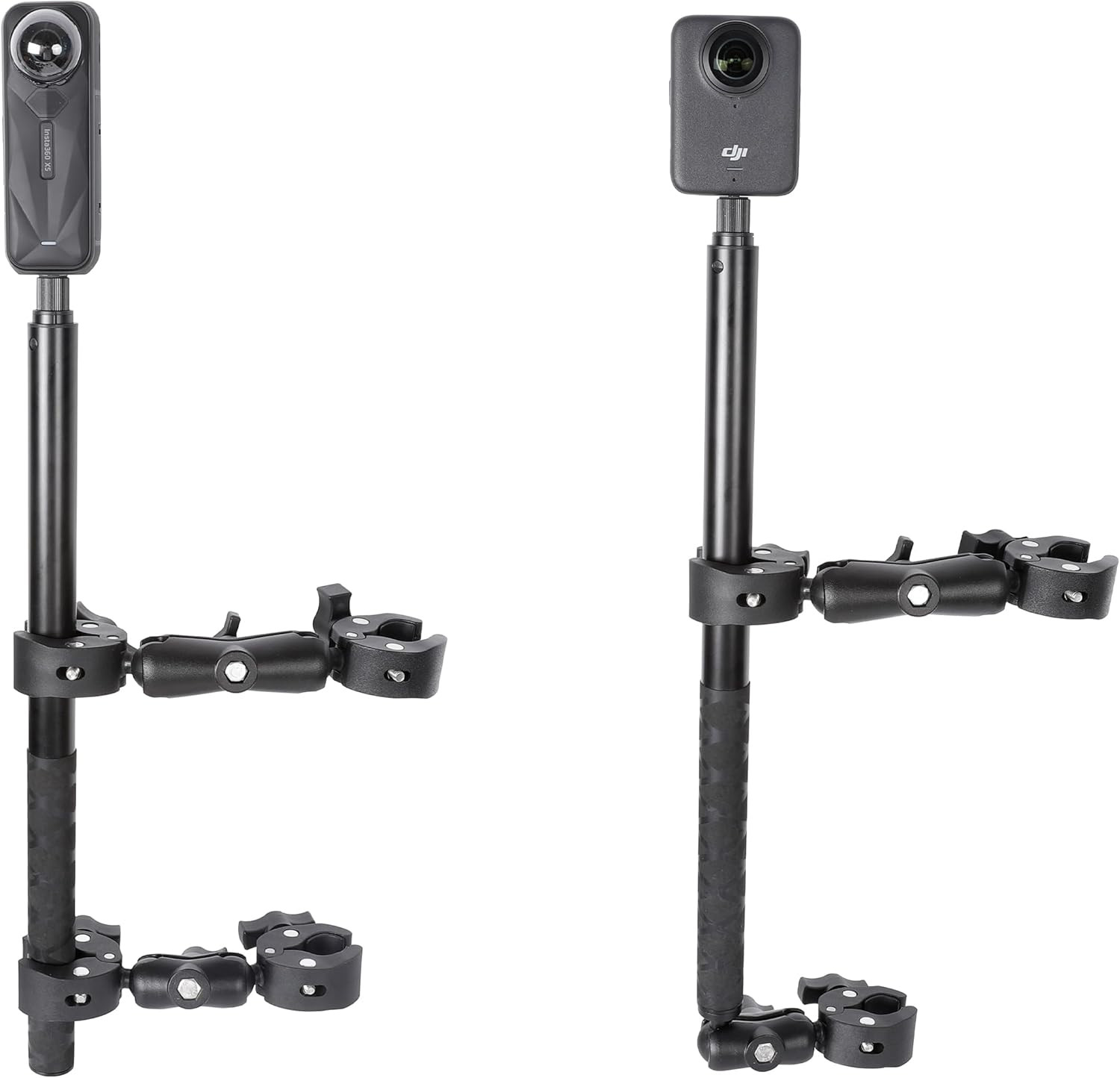 Motorcycle Mount Kit for Insta360 One X5 X4 X3 X2 RS DJI OSMO 360 Gopro MAX 2- D