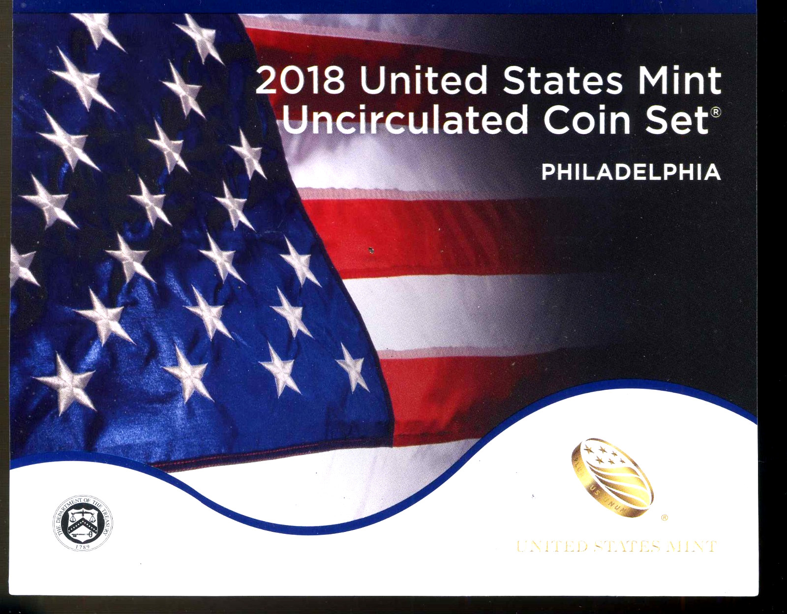 2018 P MINT SET U.S PHILIDELPIA Government Packaging OGP COIN #8918