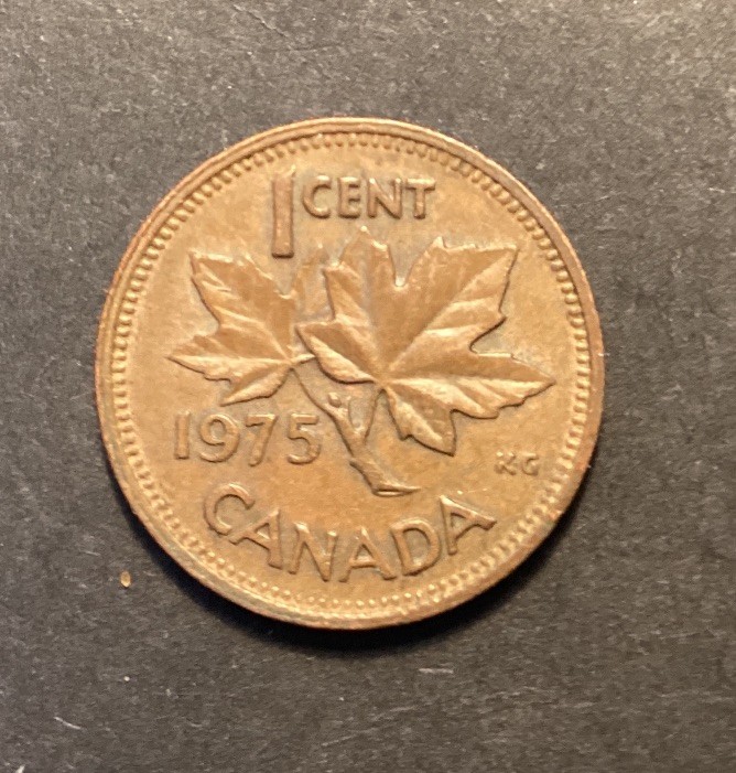 CANADA 1 CENT COIN 1975 - CIRCULATED