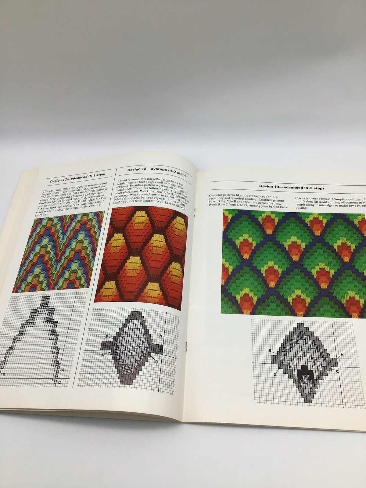 Bargello Needlepoint Book 1974 Vol 784 Columbia- Minerva 14 Projects