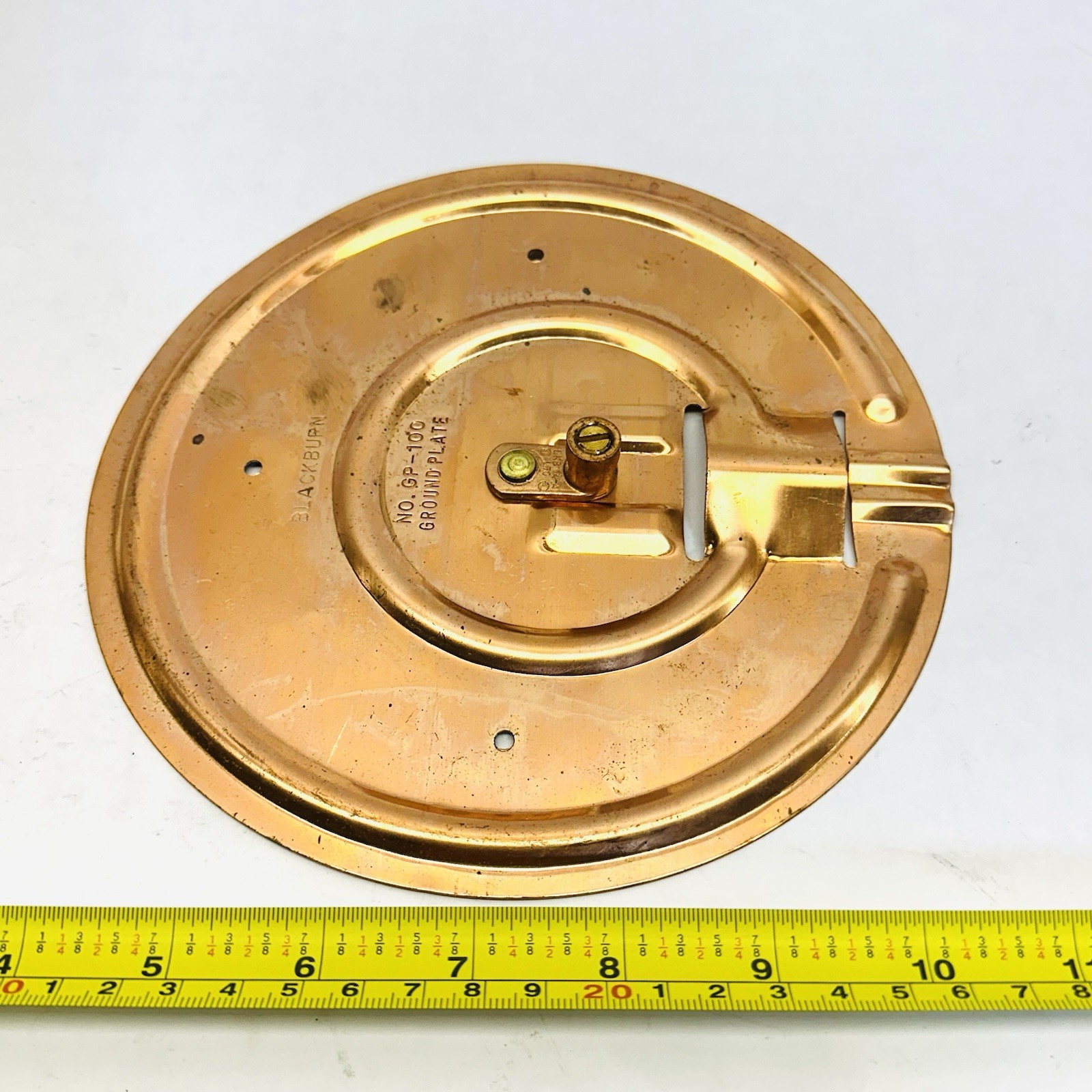 4 PK BLACKBURN GP-100 COPPER GROUND PLATE 7-1/2"