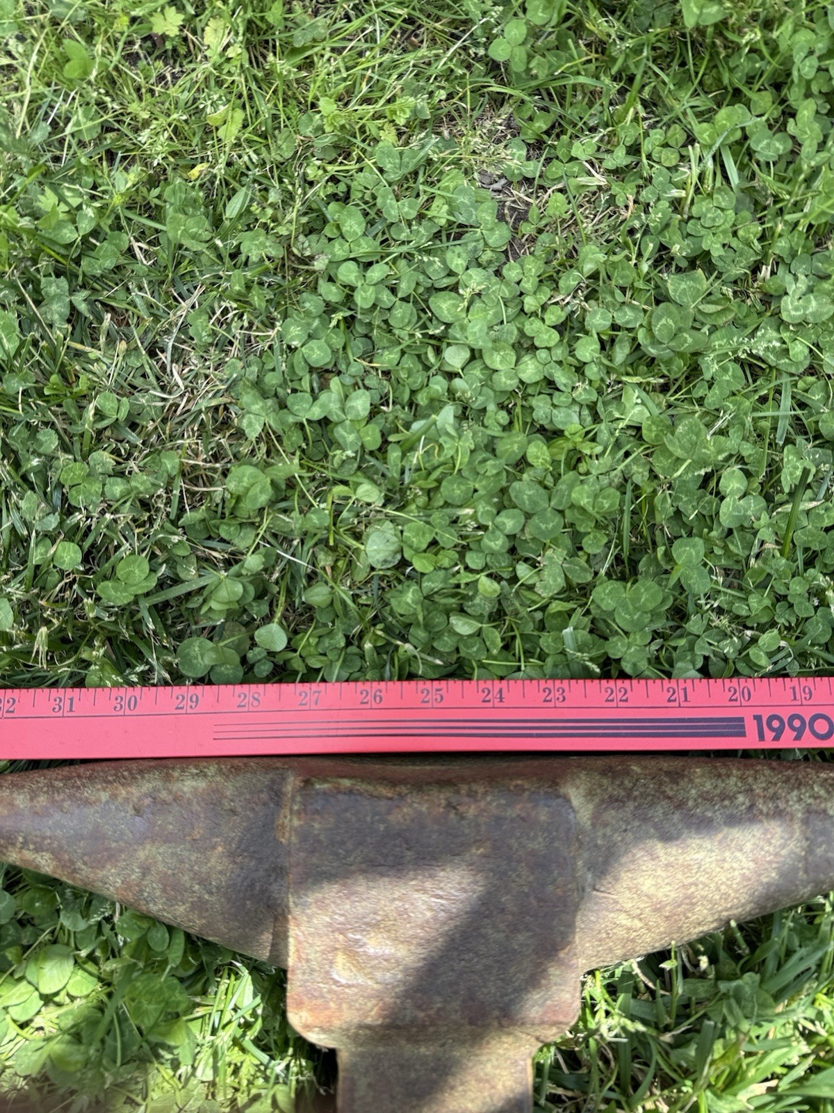 ANTIQUE TOOL PRIMITIVE STAKE STUMP ANVIL BLACKSMITH FORGE 39 Lb 15"