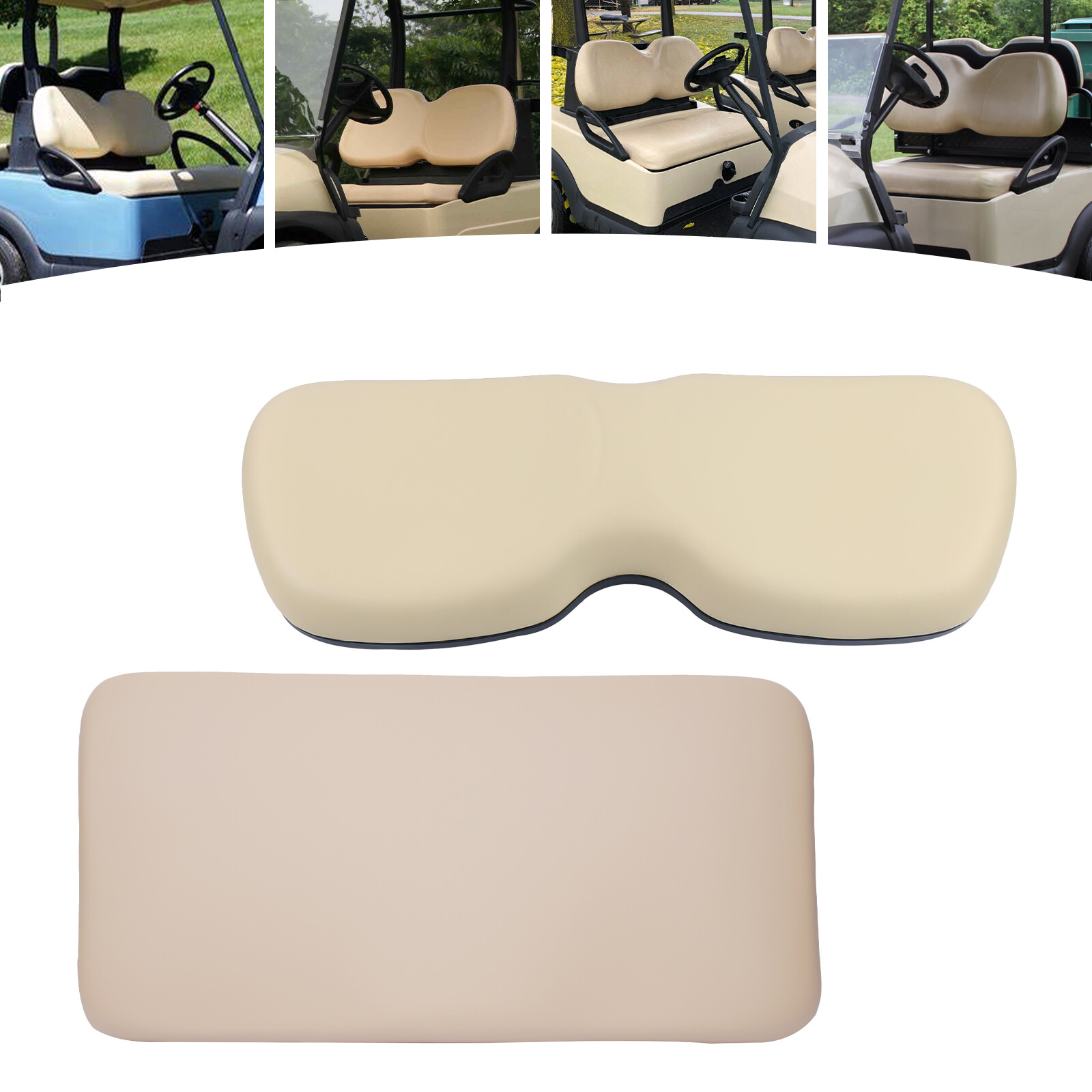Front Seat Bottom or Front Back Cushion For Club Car Precedent Golf Cart 2004-19