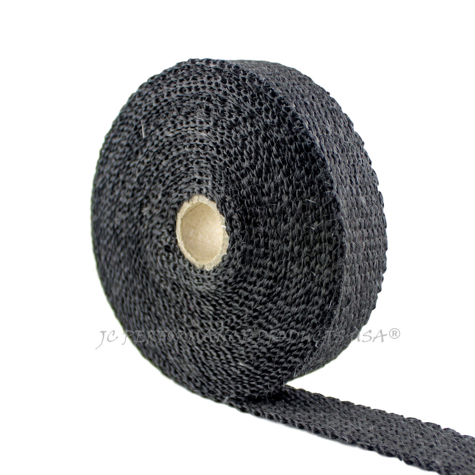 BLACK FIBERGLASS MOTORCYCLE EXHAUST PIPE WRAP TAPE 25FT HONDA KAWASAKI THERMO