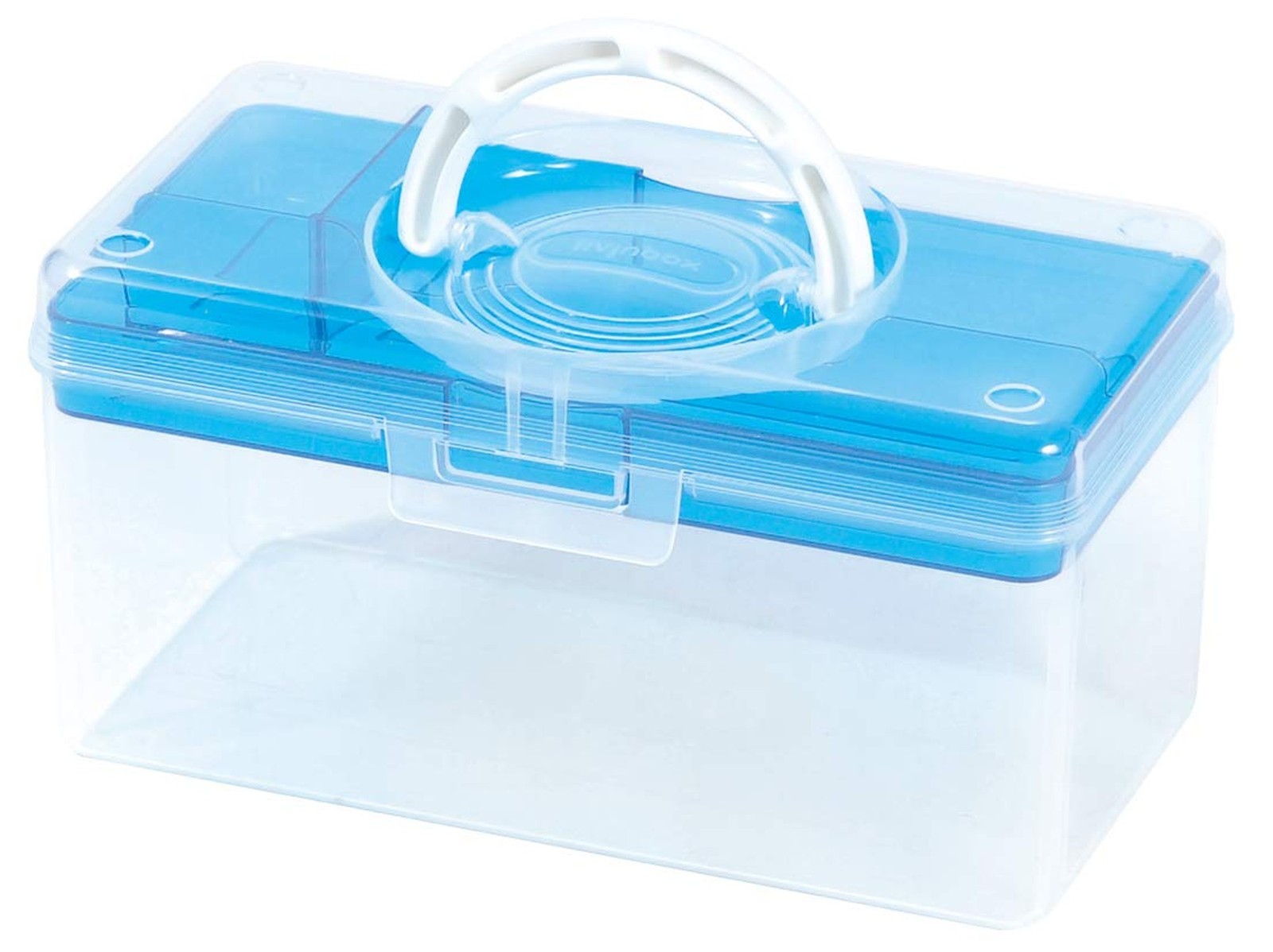 livinbox 9" Portable Plastic Toolbox with Handle & Removable Tray, First Aid ...