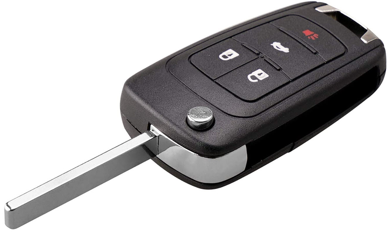 For Chevy GM Replacement Switchblade Flip Key 4 Buttons Remote Fob 13504200