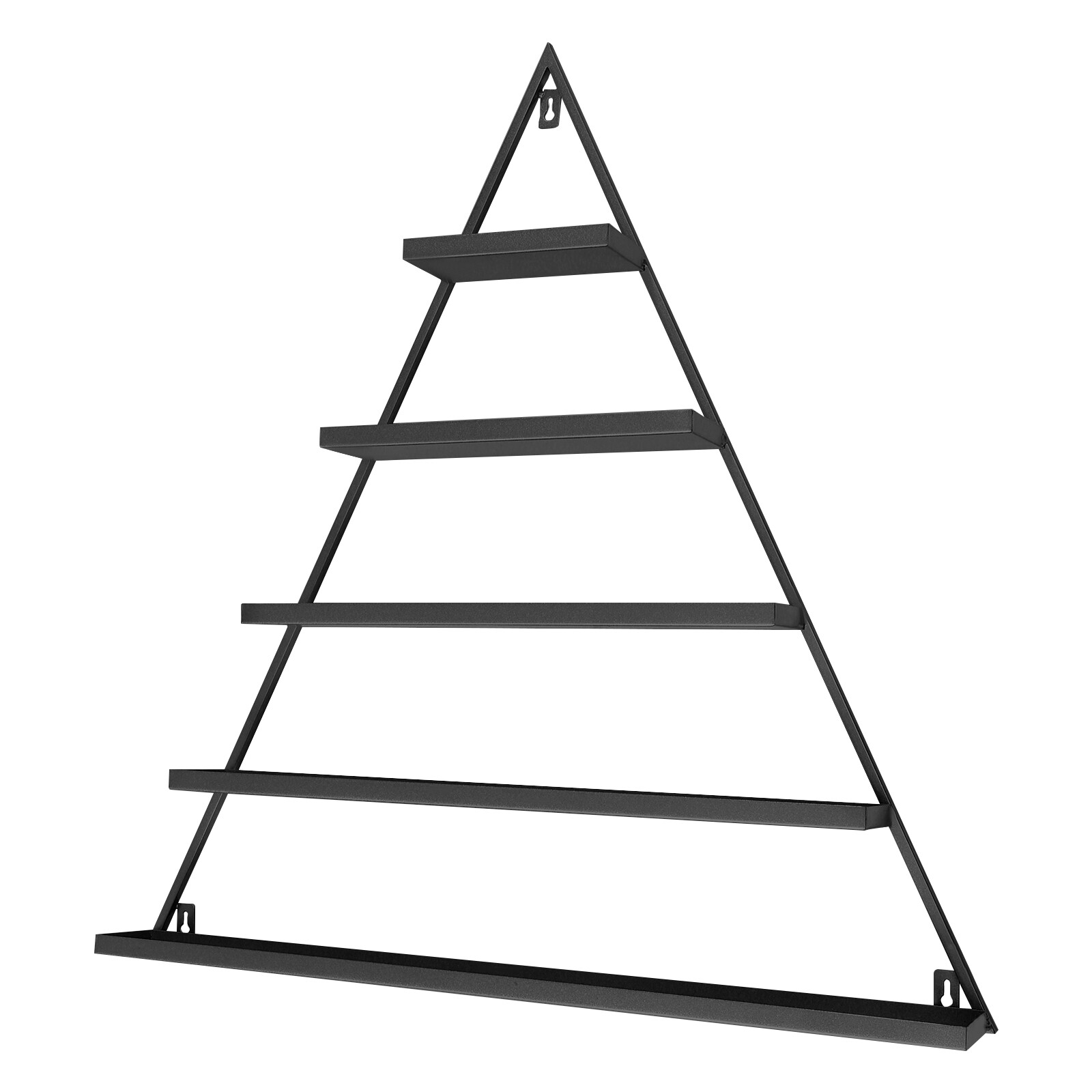 10PCS Triangular Nail Polish Racks, Wall-mounted Nail Polish Racks, 5-tier