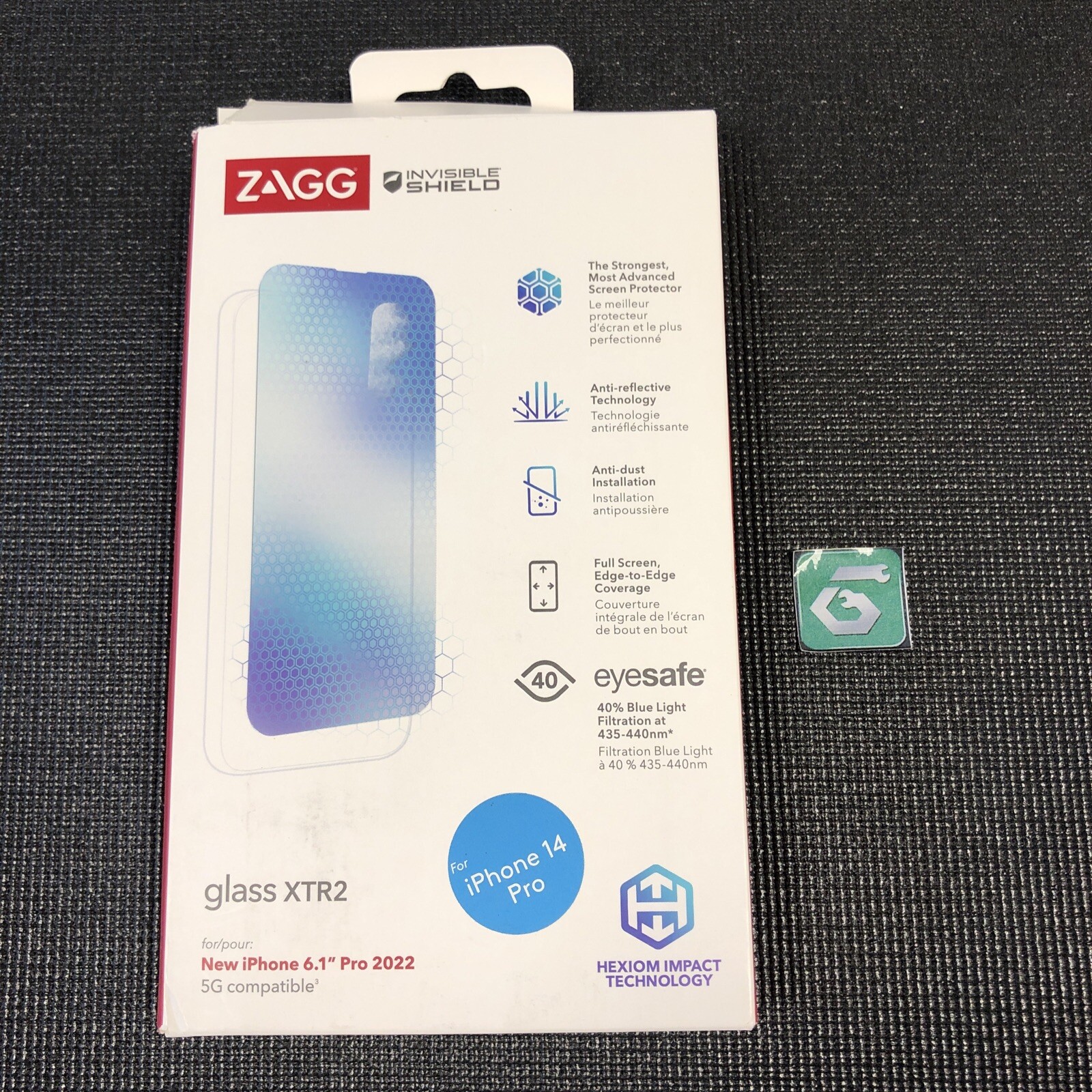 ZAGG Invisible Shield Glass XTR2 Screen Protector iPhone 14 Pro (6.1)"