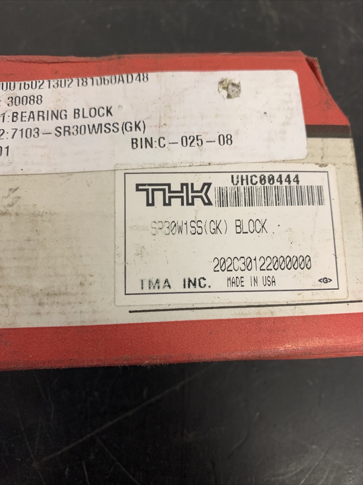 THK SR30WISS LINEAR BEARING