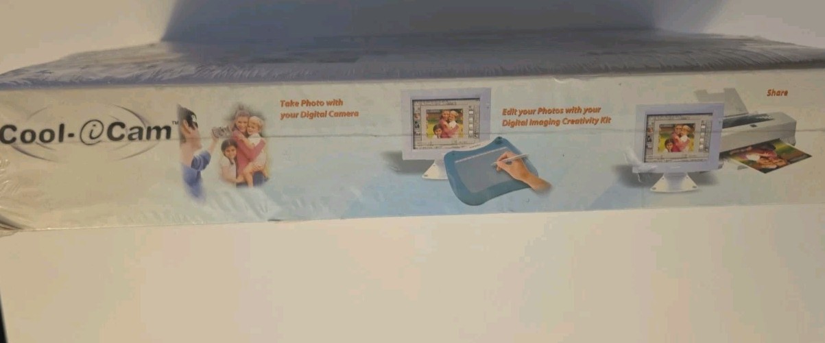 NEW SEALED 2001 COOL-ICAM CI-285 INTERACTIVE Digital IMAGING CREATIVITY PAD KIT