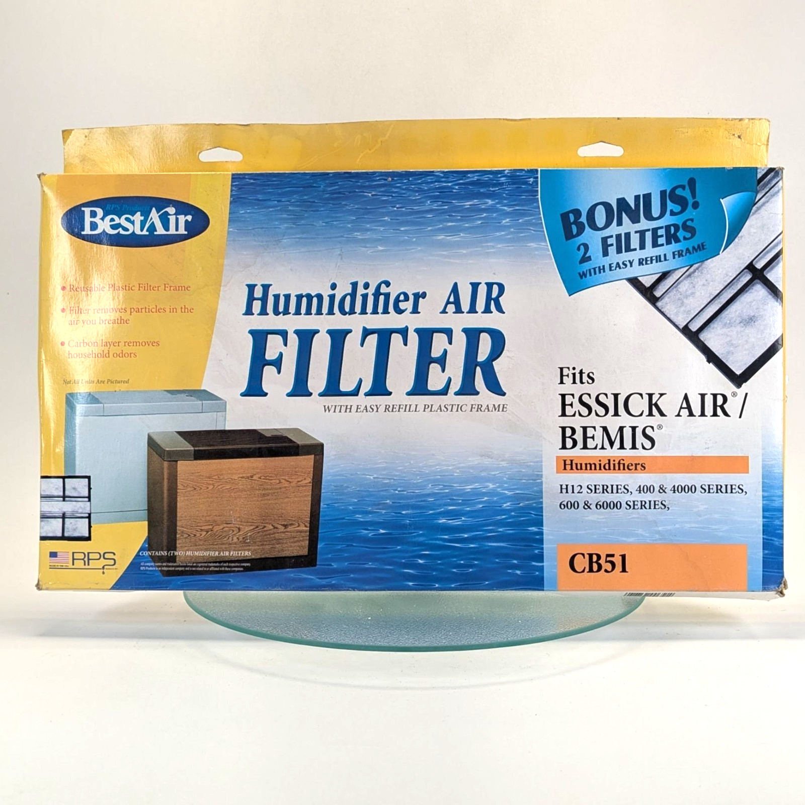 Bestair Humidifier Air Filter CB51 for Essick Air Bemis H12 400 4000 600 6000