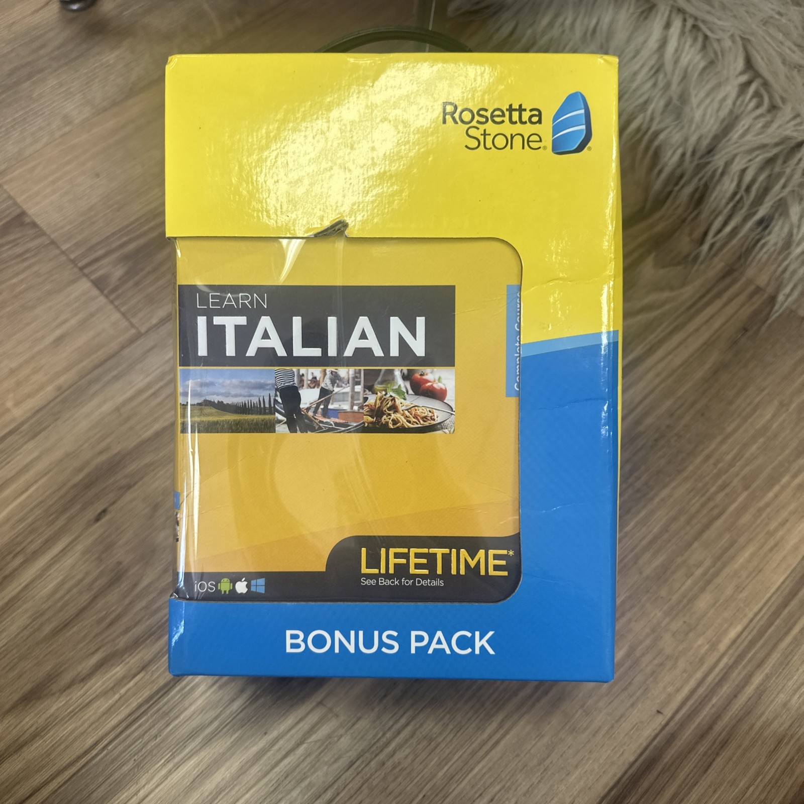 Rosetta Stone Italian Bonus Pack Bundle Lifetime Online Access + Grammar Guide +