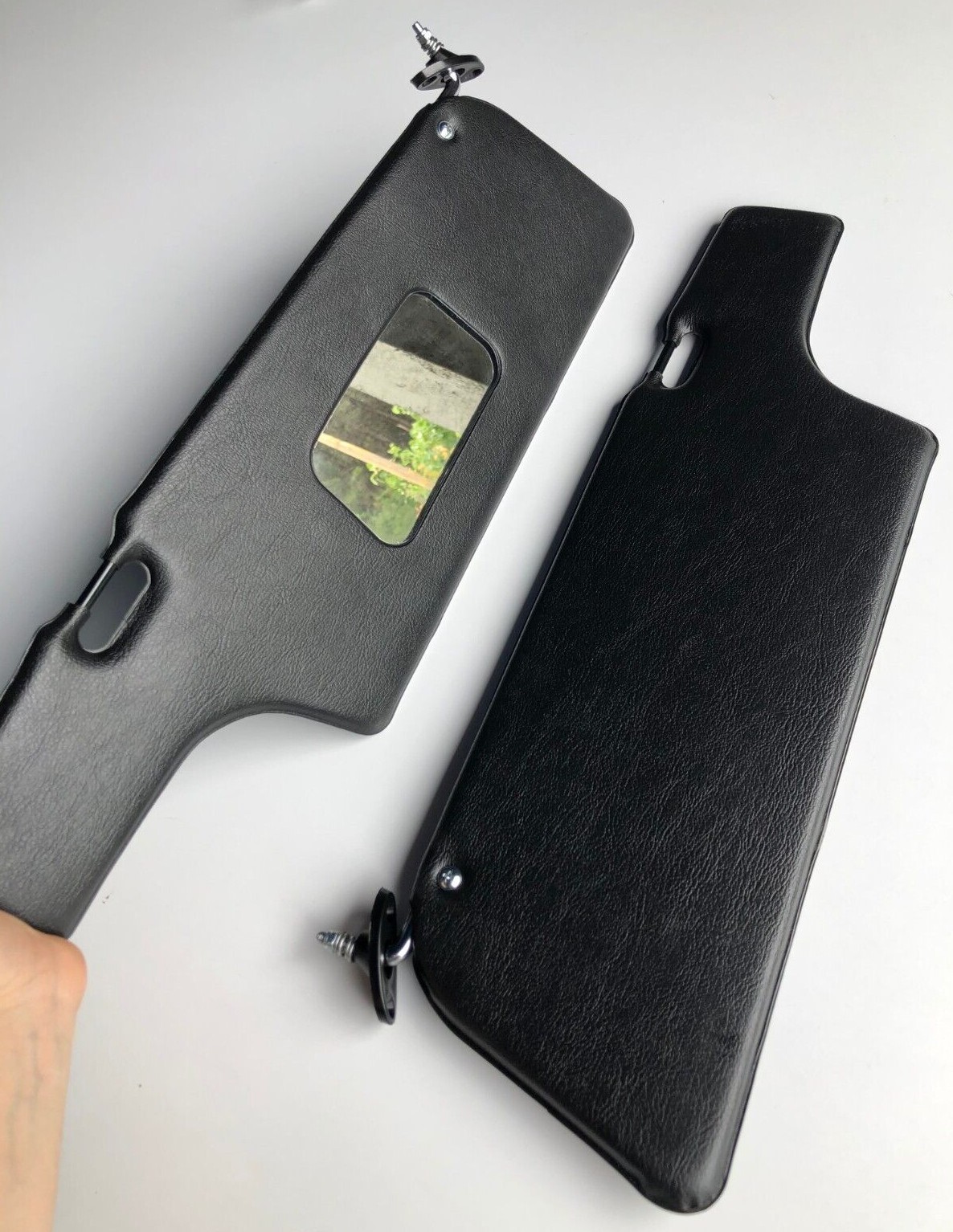 NEW 911 Coupe Sun Visor Porsche sunvisor Complete black set New 1969-1989