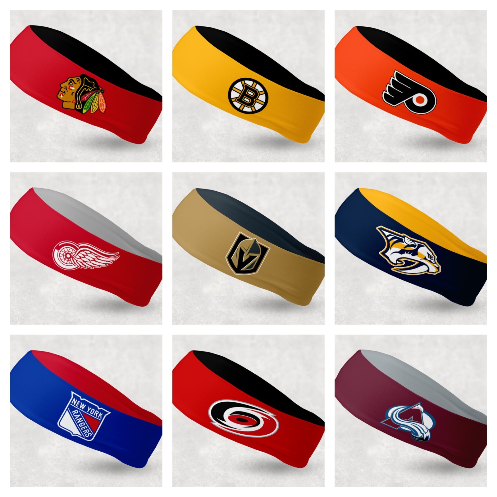 Reversible NHL Teams Headband Stretch Headband Pick any Team