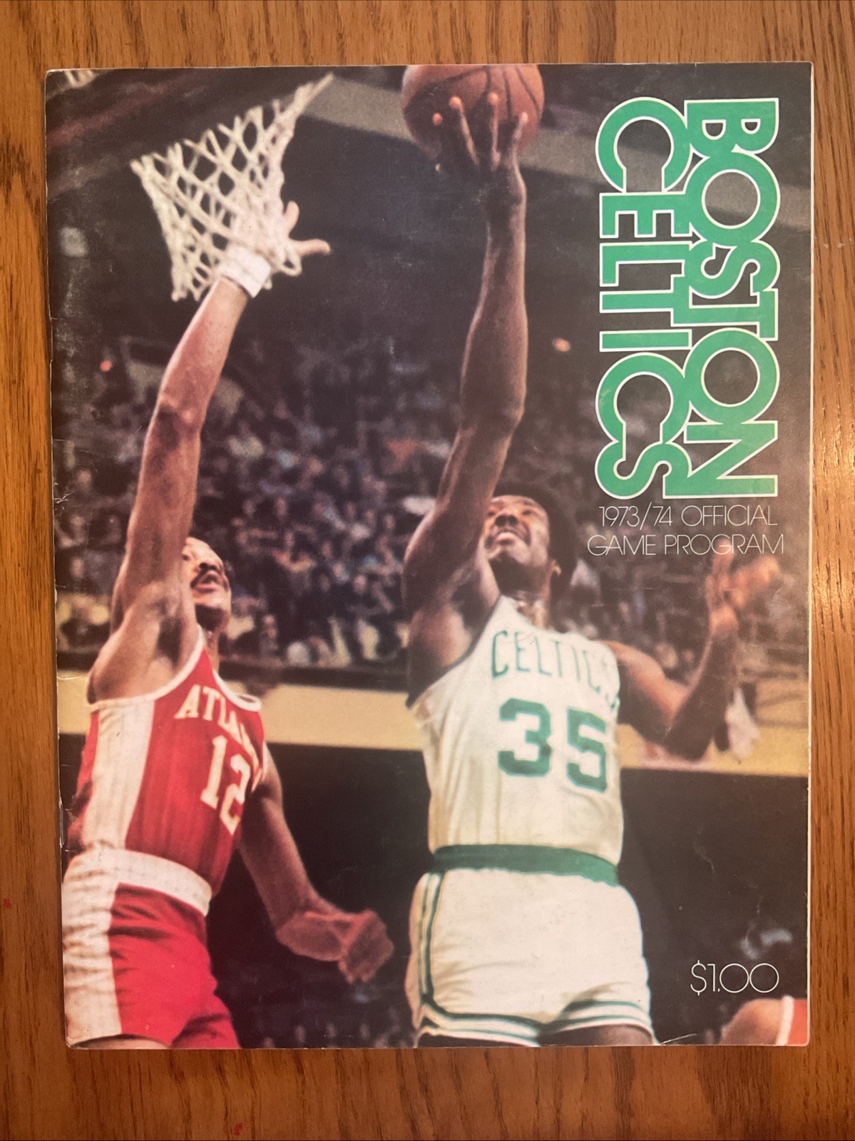 Boston Celtics 1973-74 Official Game Program Don Chaney Dave Cowens Hank Finkel