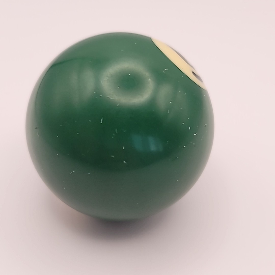 Vintage Billiard Ball / Pool Table Ball 2" Diameter VTG Solid Green #6 Ball