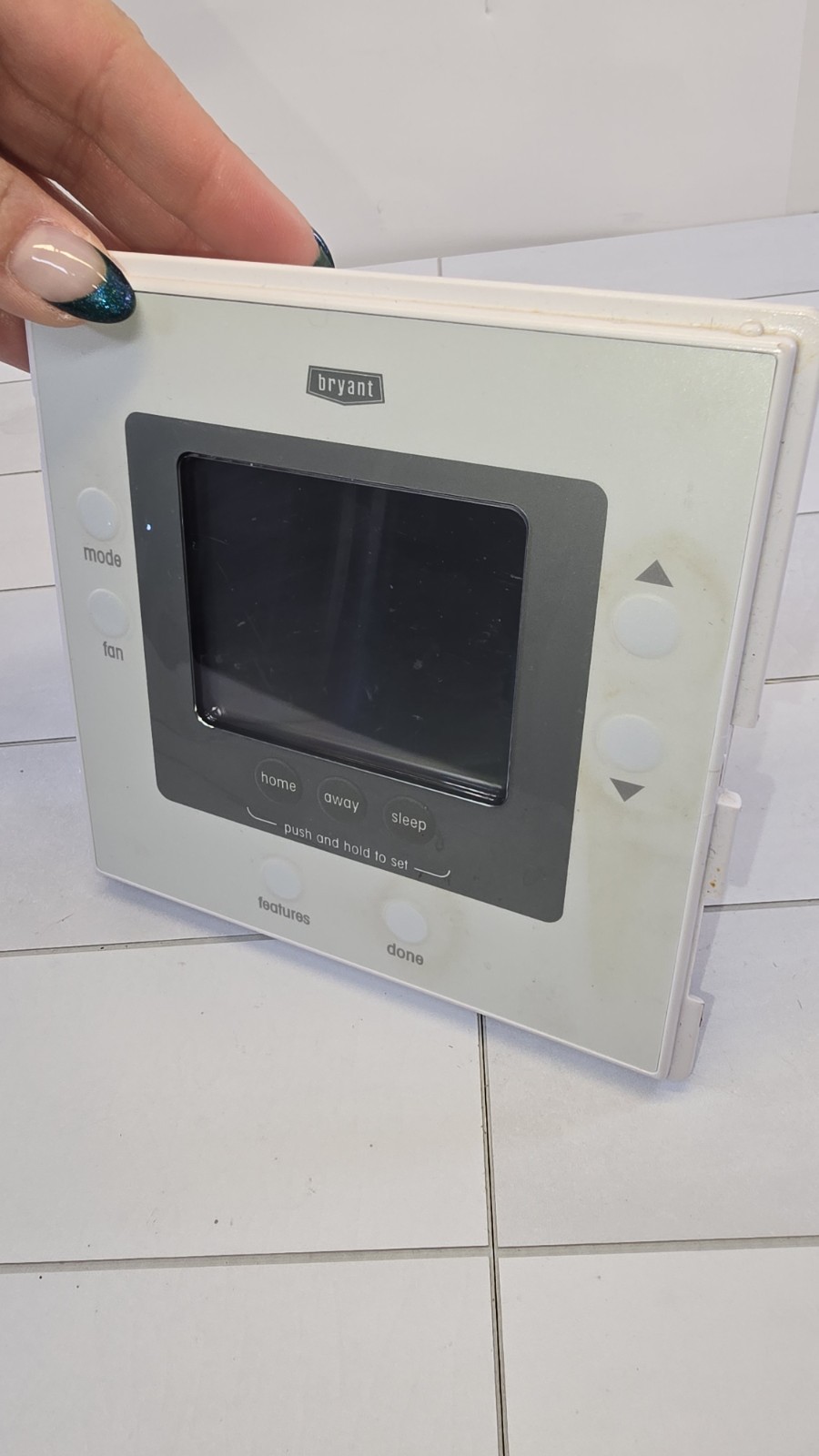 Bryant Legacy Thermostat Programmable T2-PAC01 White Weekend/Weekday Scheduling