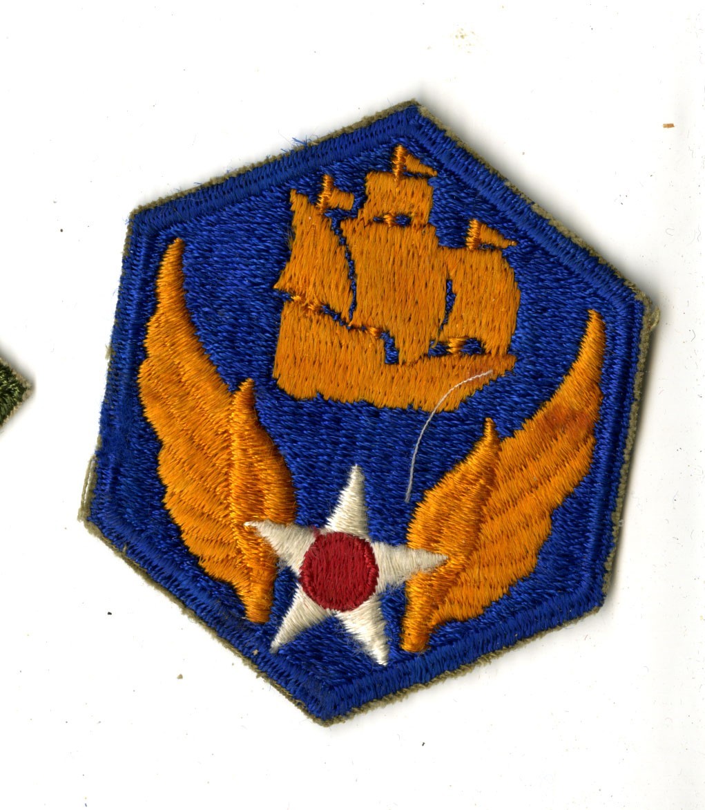 6th Air Force White Back Patch WWII Vintage Caribbean Antisubmarine Atlantic