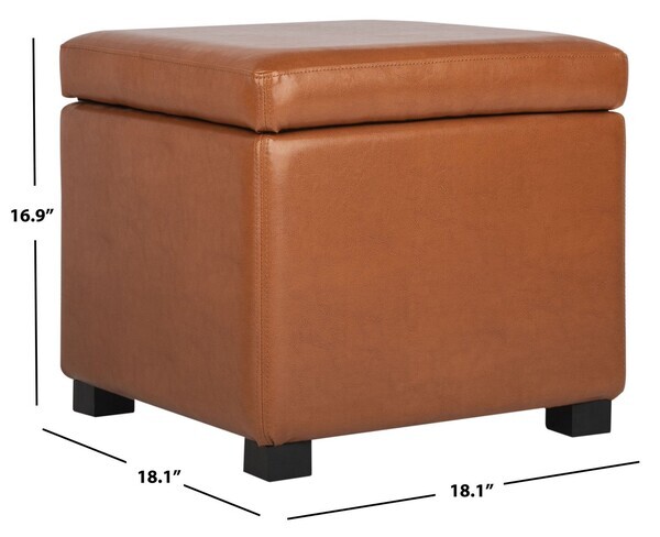 Safavieh JONATHAN OTTOMAN, Reduced Price 2172734556 HUD4007C