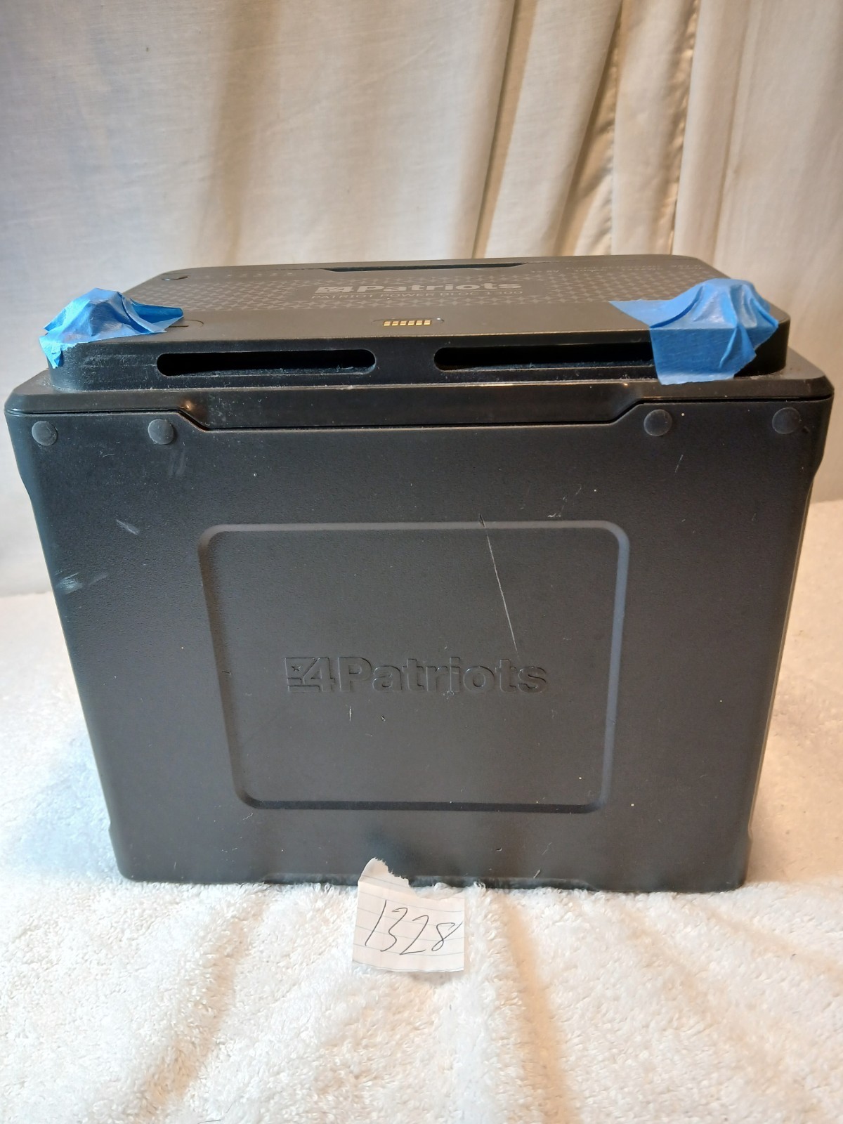 4 patriots solar Battery Power Bloc1300.NEW NOT TESTED RATED CAPACITY.12.8v