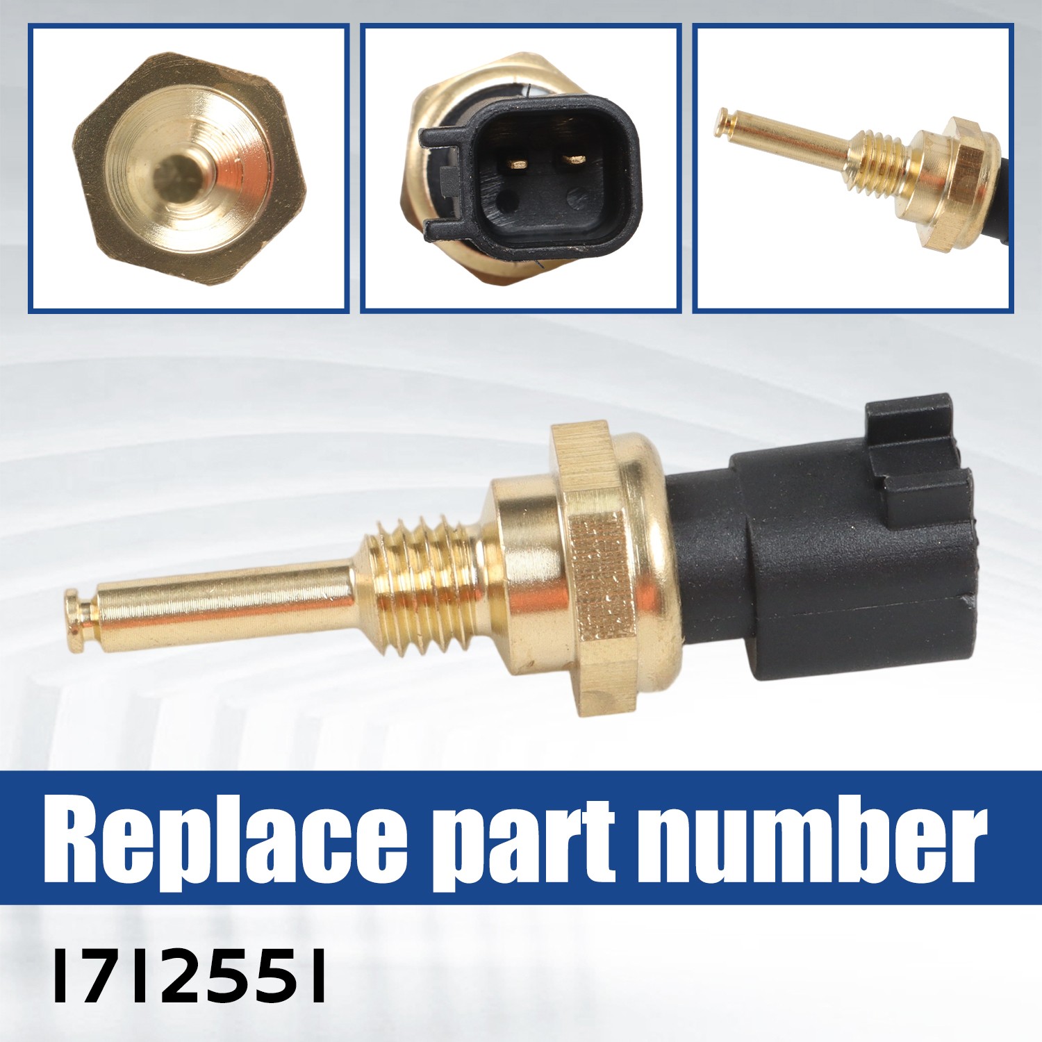 Coolant Temperature Sensor Engine for Ford Taurus Transit-350 Mercury Sable
