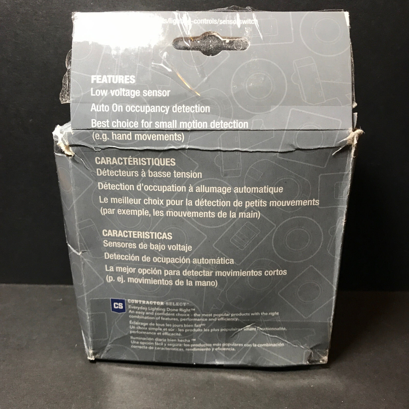 CM 9 Sensorswitch Ceiling Mount Occupancy Sensor Motion NEW Distressed Box
