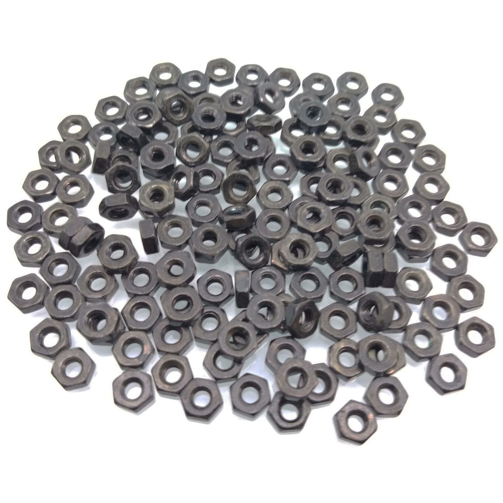 500pcs M1.6 Metric Thread Insert Screw Fastener Carbon Steel Hex Nut