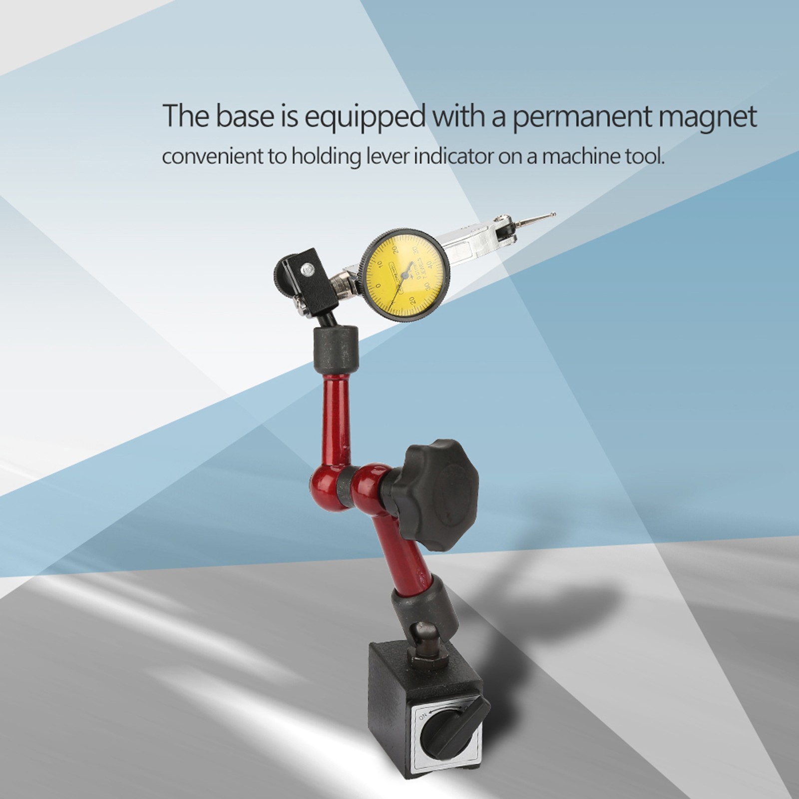 1 Flexible Magnetic Base Holder With Strong Grip For Easy Positioning