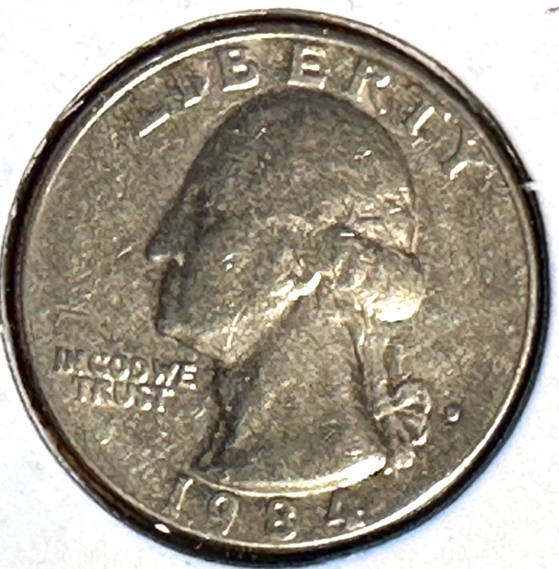 1984 D Washington Quarter